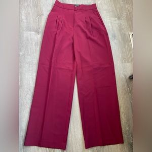 Maroon Express Trouser High Rise Pants NEW